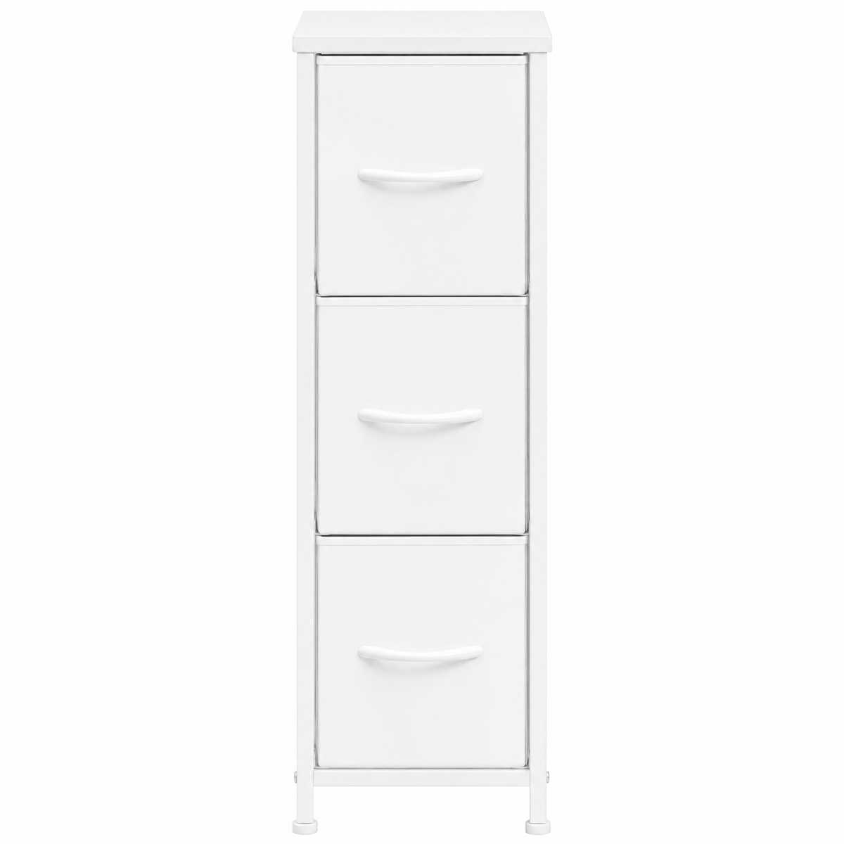 슬림형 3서랍 패브릭 수납장