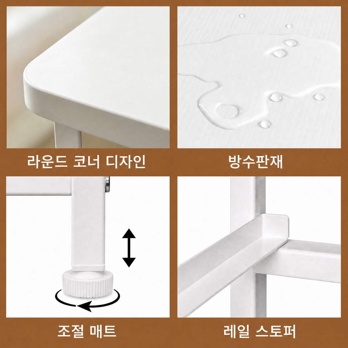 슬림형 5서랍 패브릭 수납장